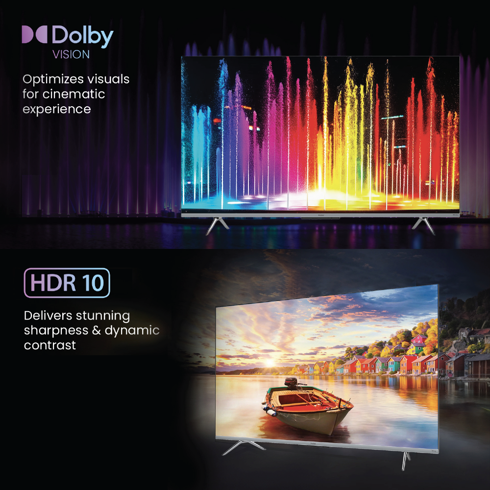 Haier P7GT 4K Ultra HD A127cm (50) Google TV | Hands free voice control